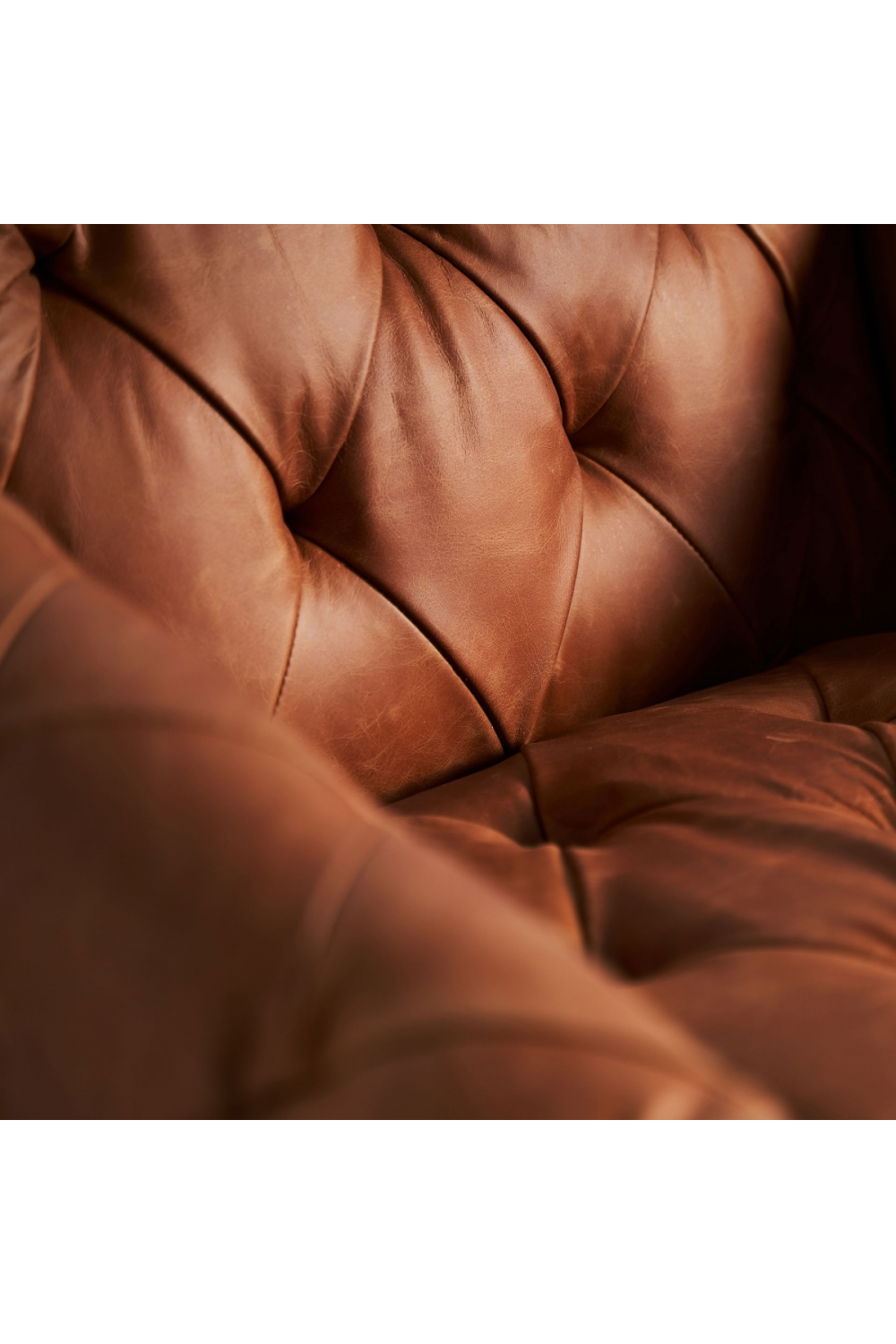 Tufted Brown Leather Armchair | Vical Home Glinsk | Oroa.com