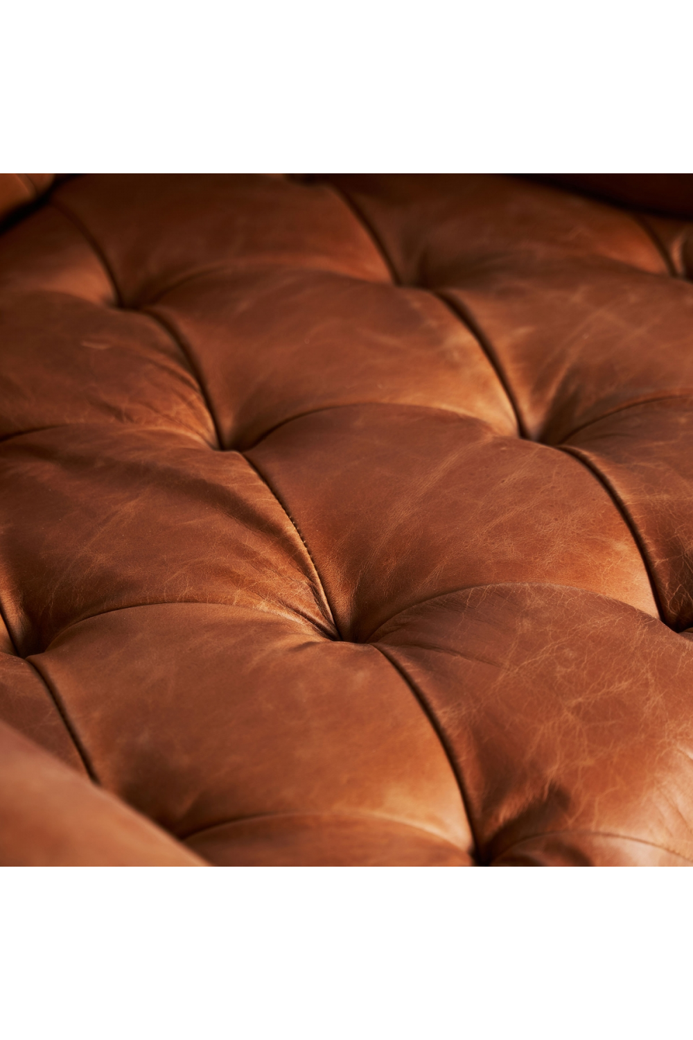 Tufted Brown Leather Armchair | Vical Home Glinsk | Oroa.com