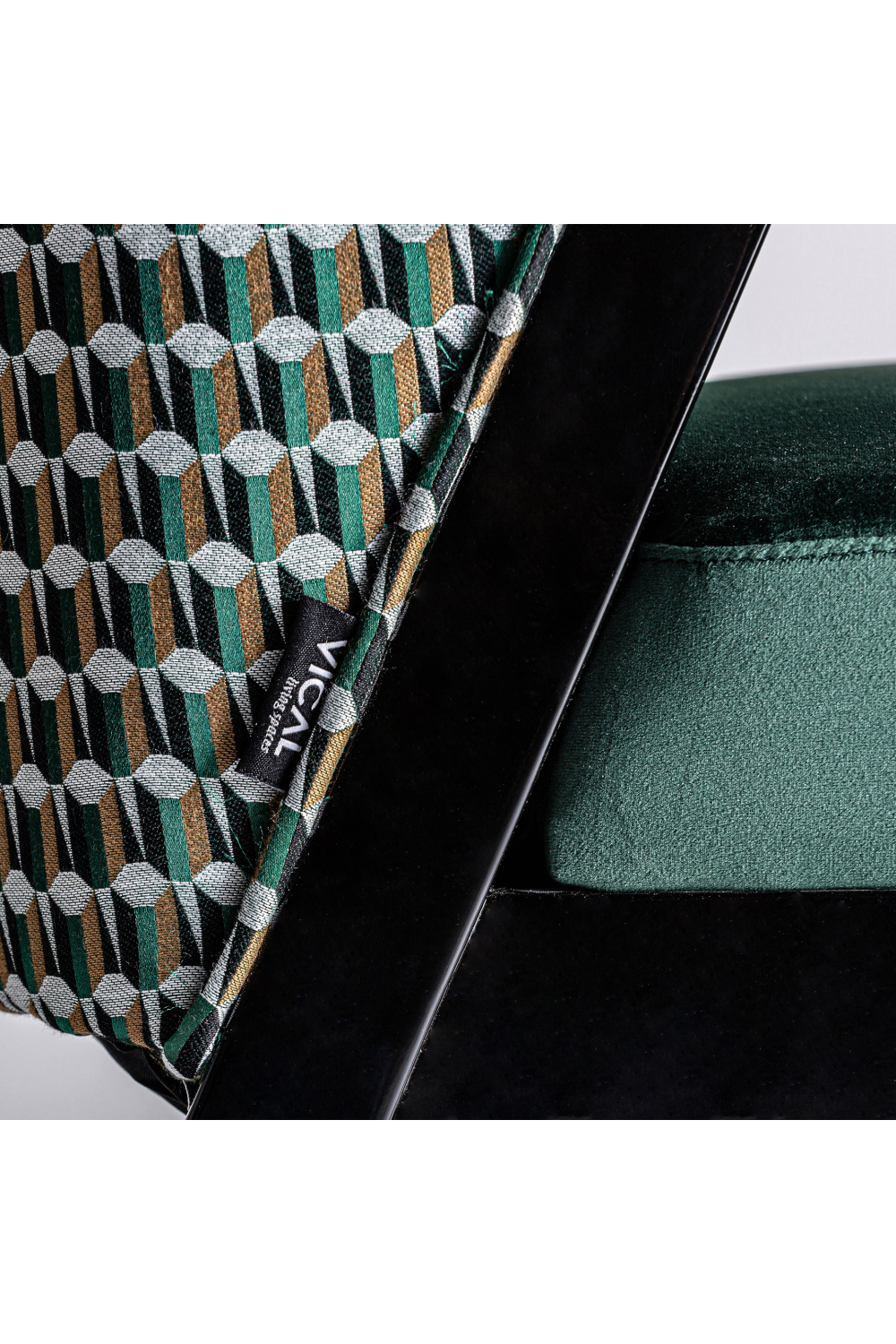 Green Velvet Accent Chair | Vical Home Kelheim | Oroa.com