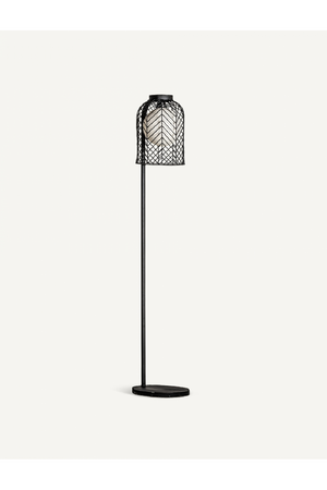 Black Metal Floor Lamp | Vical Home Plissé | Oroa.com