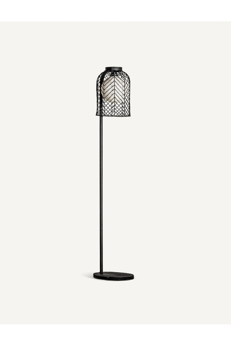 Black Metal Floor Lamp | Vical Home Plissé | Oroa.com