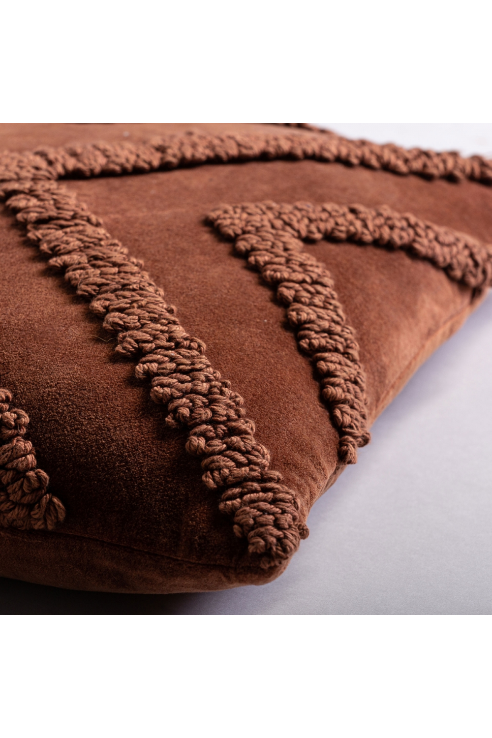 Brown Velvet Cushion | Vical Home Petra | Oroatrade.com