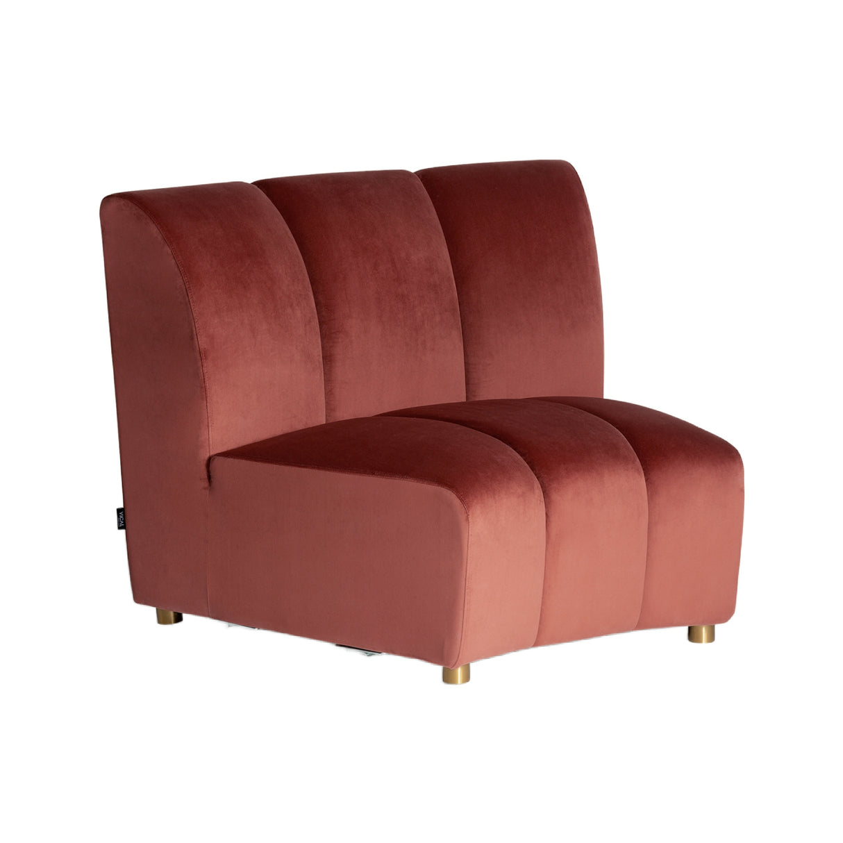   Pink Velvet Modular Sofa | Oroa.com