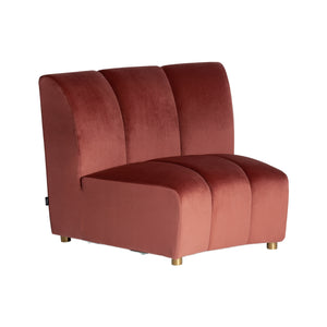   Pink Velvet Modular Sofa | Oroa.com