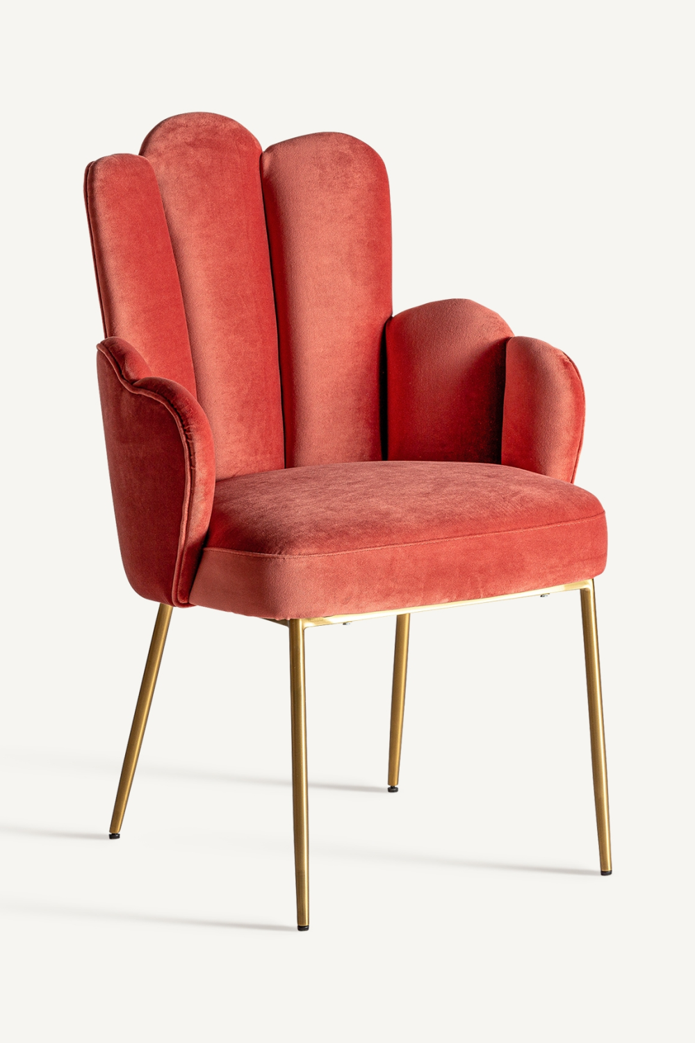 Pink Velvet Accent Chair | Vical Home Krupa | Oroa.com