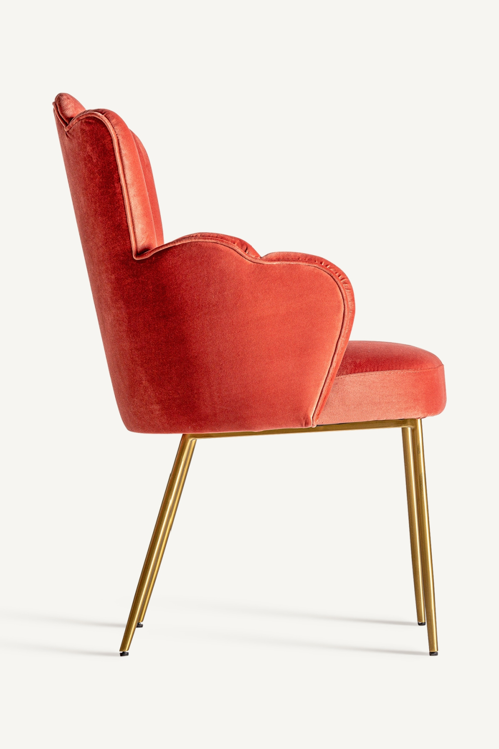 Pink Velvet Accent Chair | Vical Home Krupa | Oroa.com