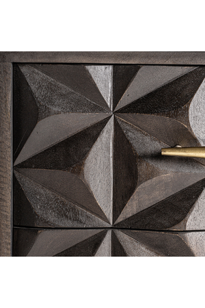 Faceted 2-Drawer Nightstand | Vical Home Tully | Oroa.com