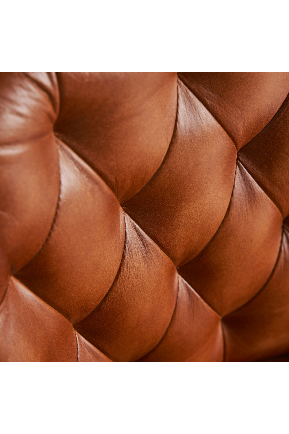 Brown Leather Tufted Accent Chair | Vical Home Dexter | Oroatrade.com