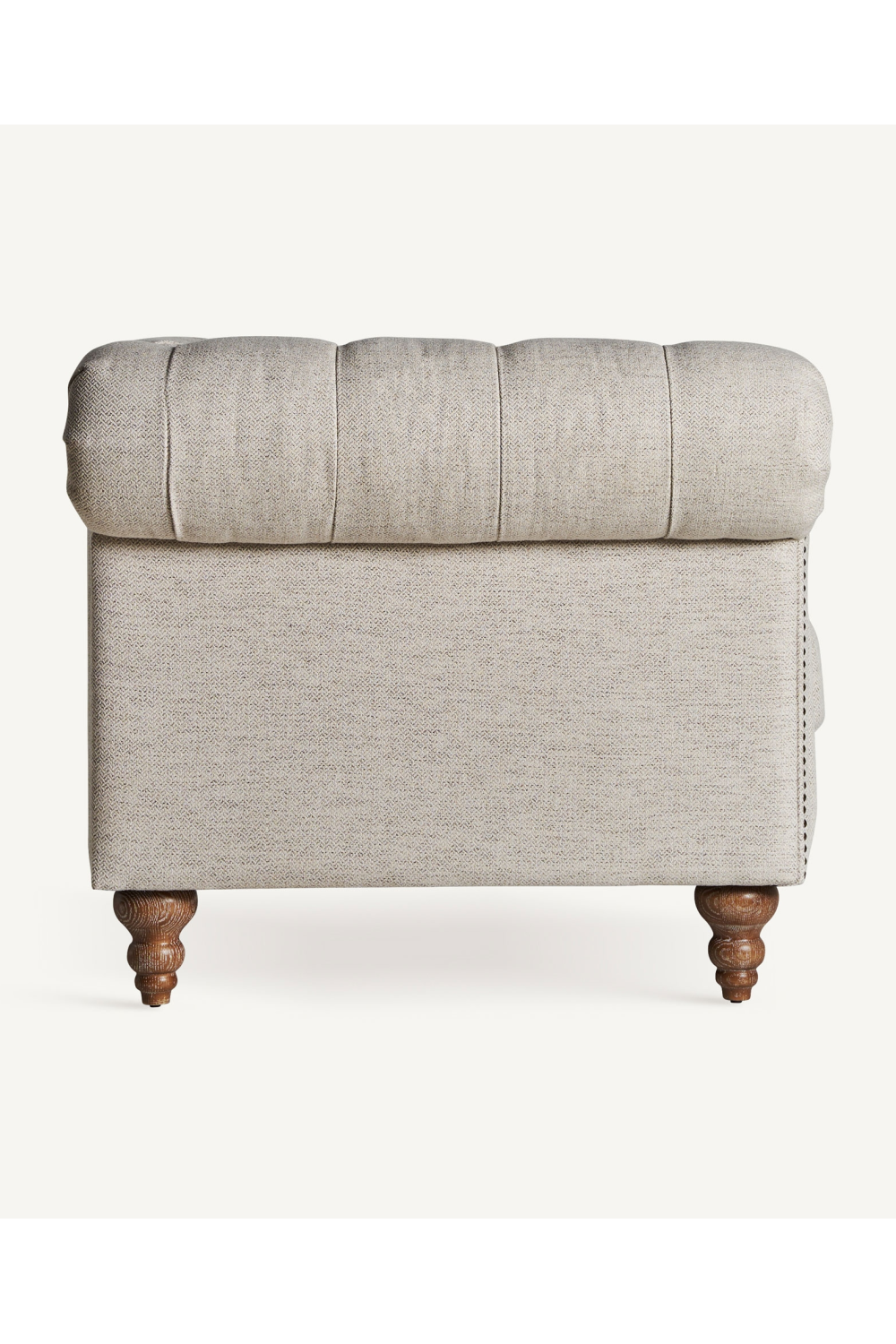 Gray Velvet Chesterfield Sofa | Vical Home Blamont | Oroa.com
