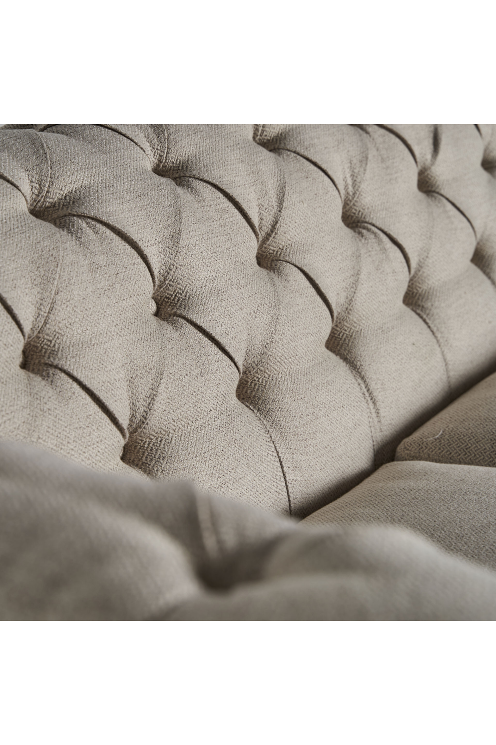 Gray Velvet Chesterfield Sofa | Vical Home Blamont | Oroa.com