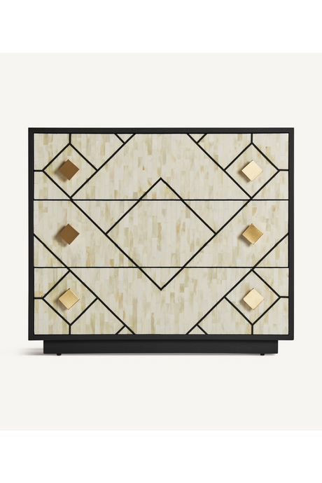 Gold Accent Chest of Drawers | Vical Home Charmes | Oroa.com