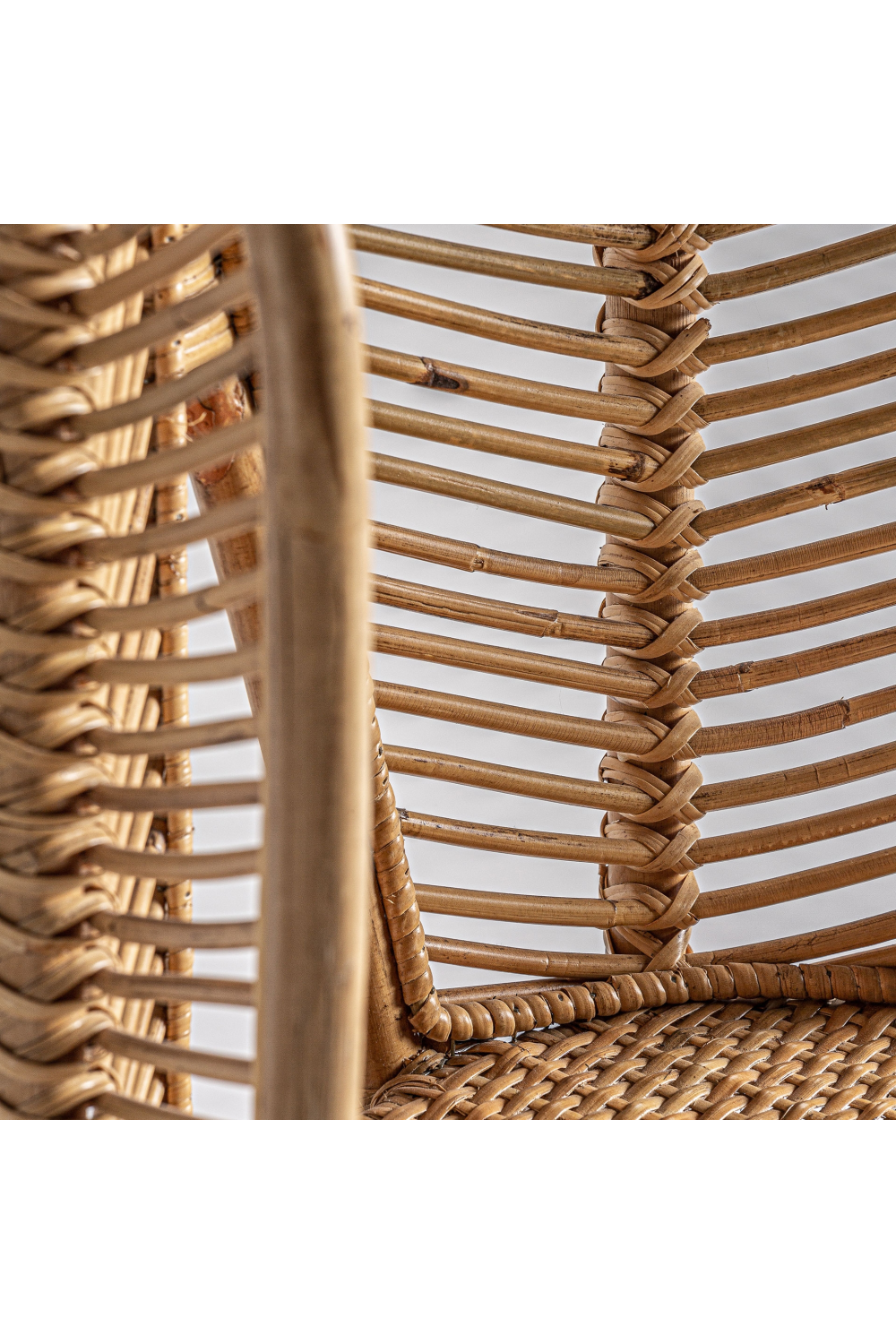 Rattan Double-Back Accent Chair | Vical Home Noale | Oroa.com