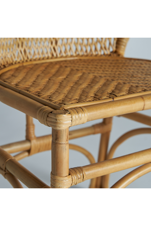 Rattan Curved Dining Chair | Vical Home Nalles | Oroa.com