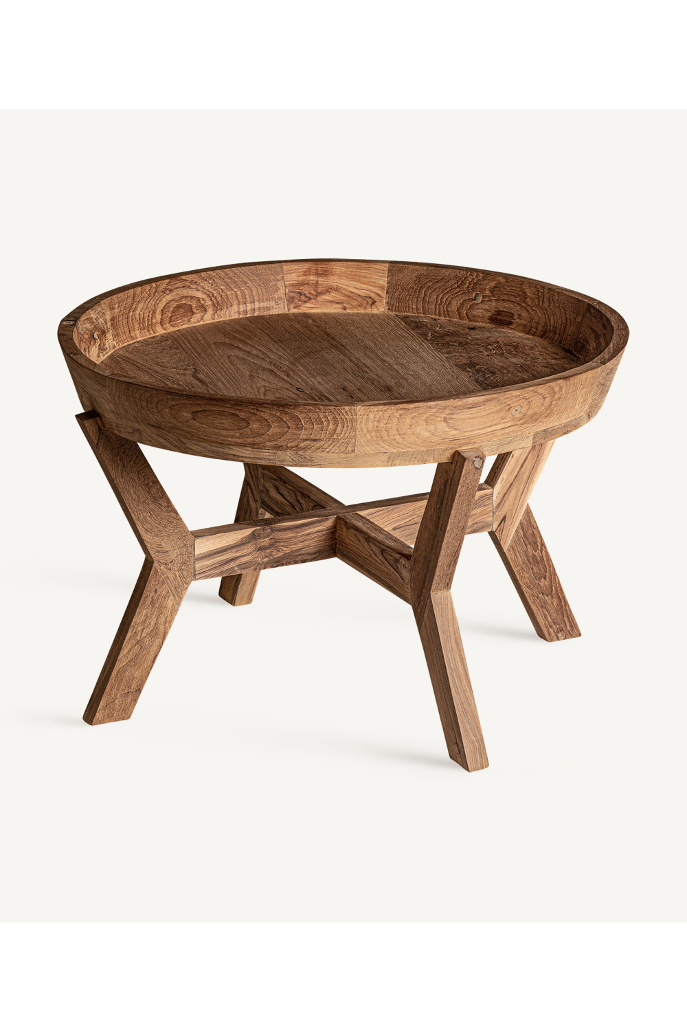 Teak Round Side Table | Vical Home Aups | Oroa.com