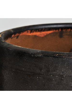   Black Ceramics Plant Pots (2) | Oroa.com