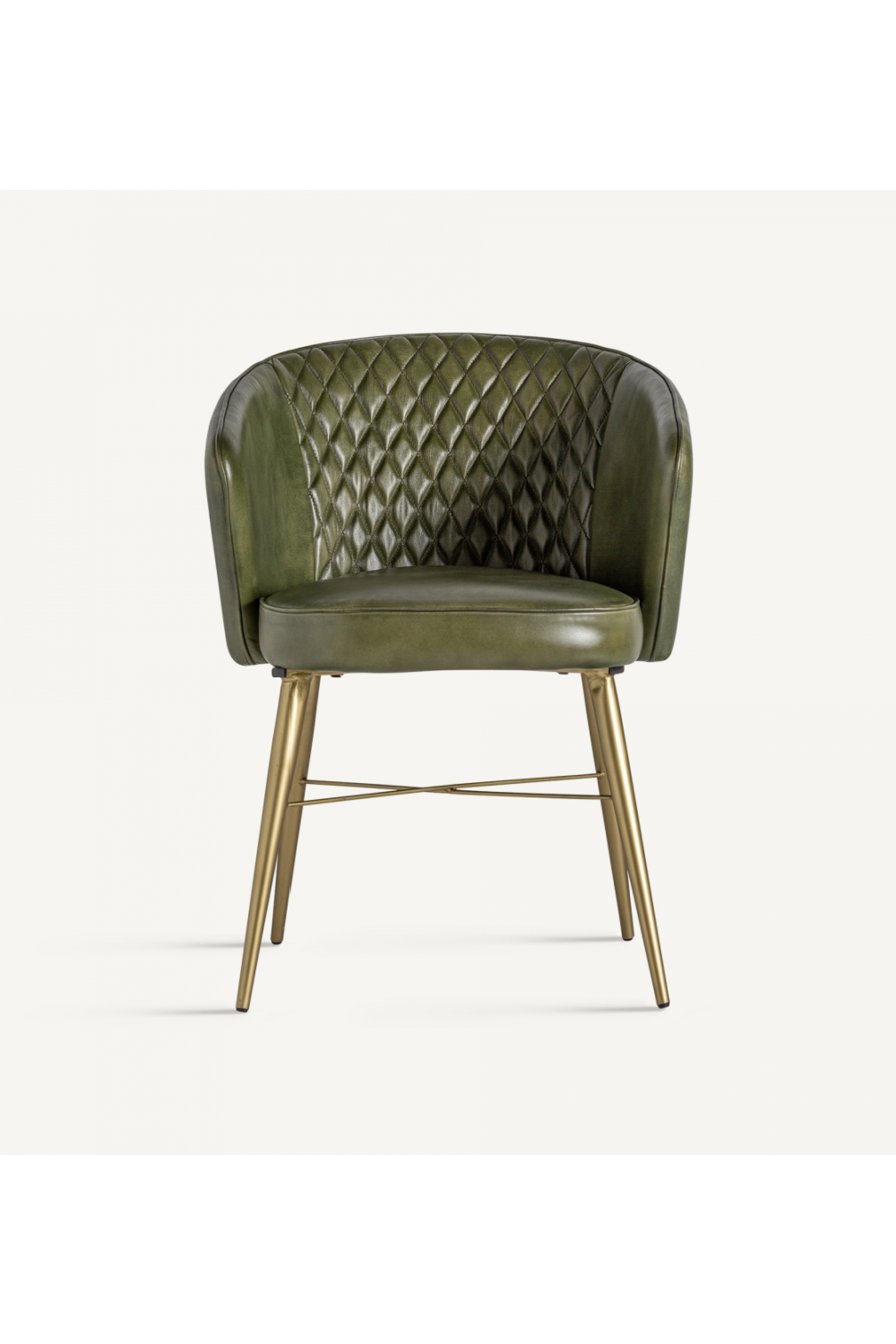 Green Leather Accent Chair | Vical Home Muncie | Oroa.com