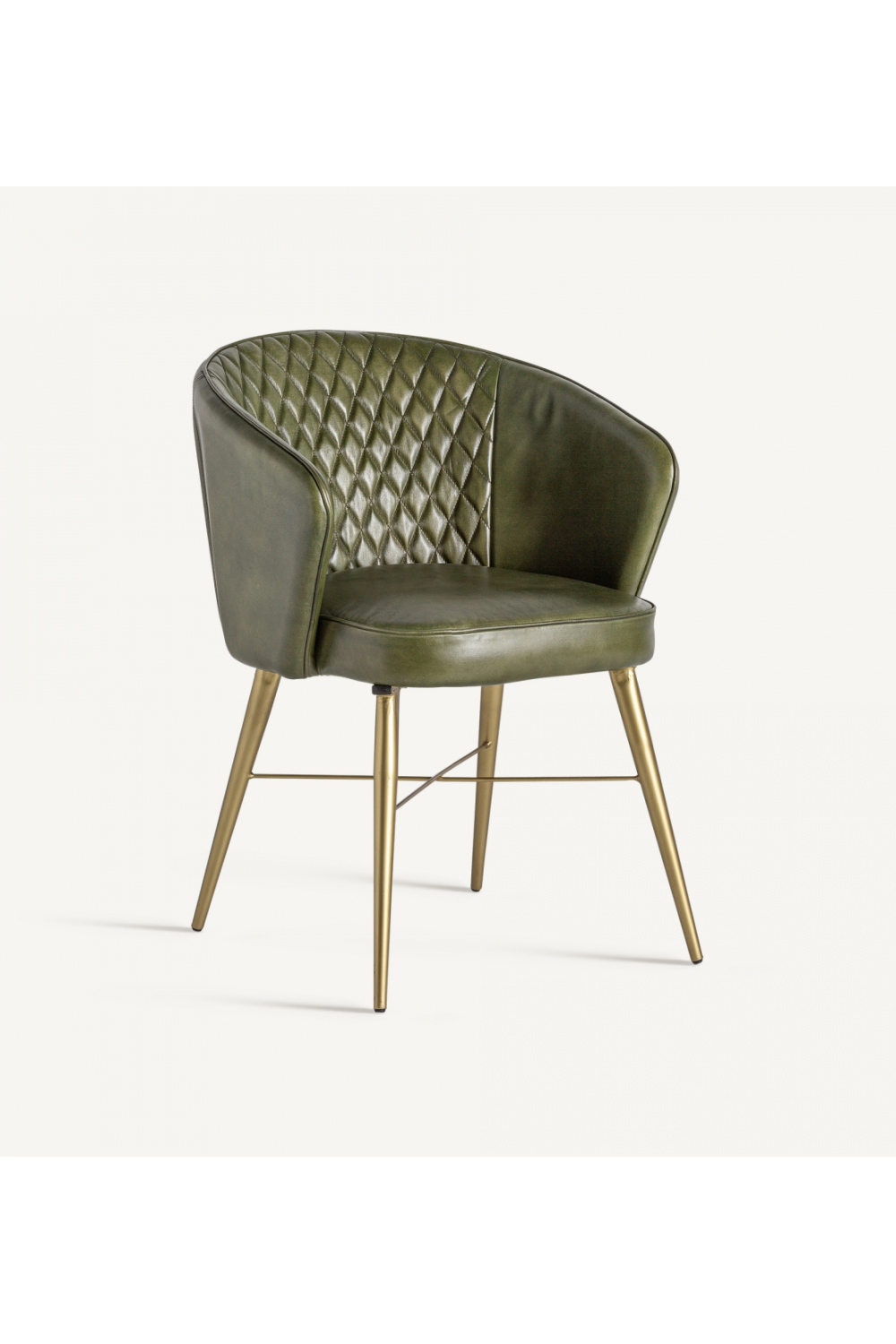 Green Leather Accent Chair | Vical Home Muncie | Oroa.com