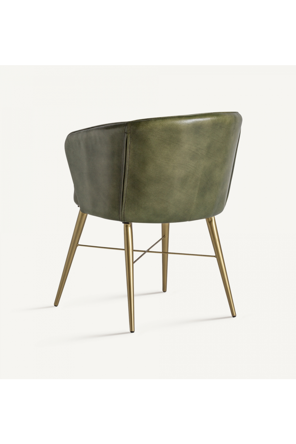 Green Leather Accent Chair | Vical Home Muncie | Oroa.com