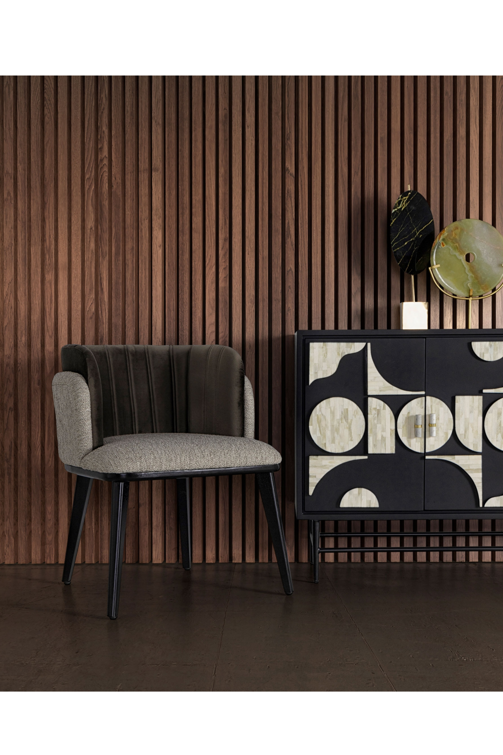 Black Oval Glass Decor Figure | Vical Home Mab | Oroa.com