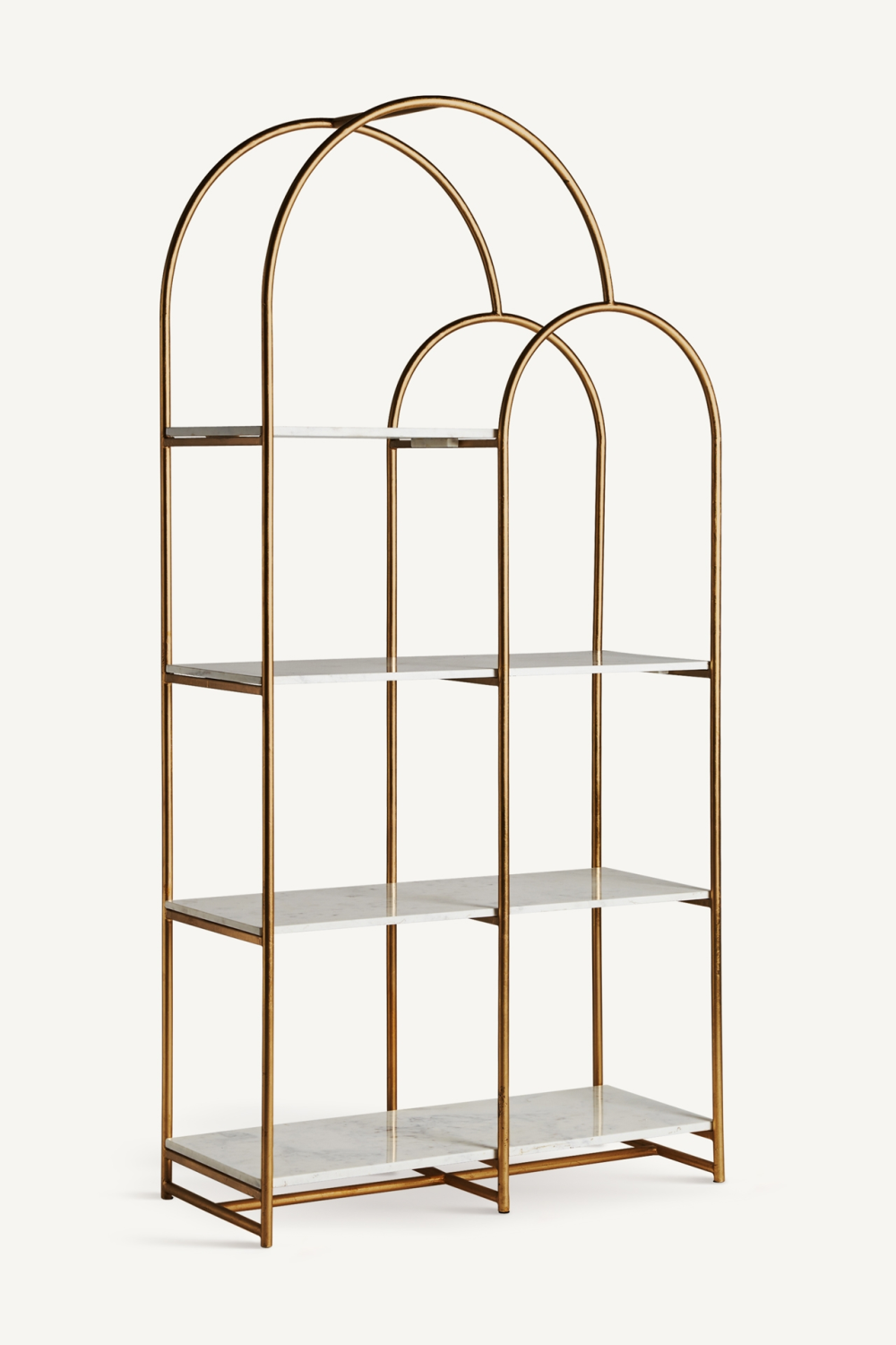 Gold Arched Iron Bookshelf | Vical Home Sursee | Oroa.com