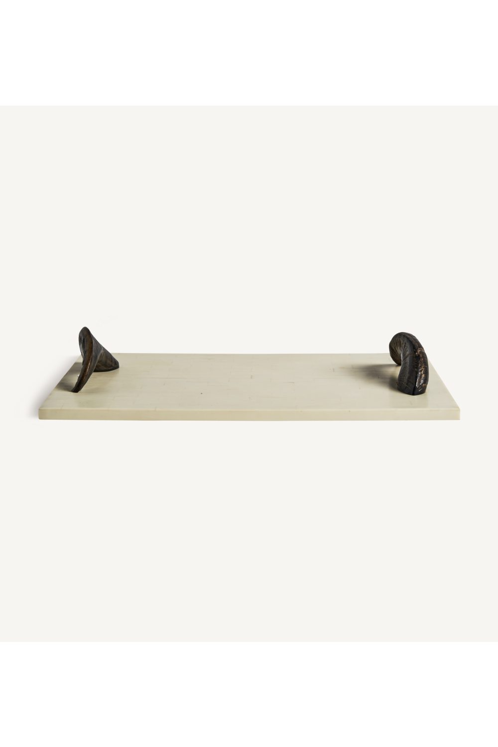 Ivory Colored Rectangular Tray | Vical Home Kadie | Oroa.com