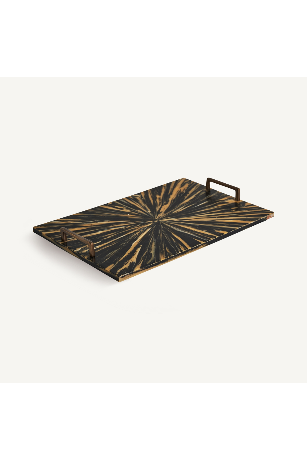 Black And Gold Tray | Vical Home Blene | Oroa.com