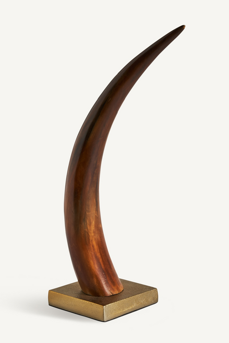 Brown Horn Decor Figure L | Vical Home Panya | Oroa.com