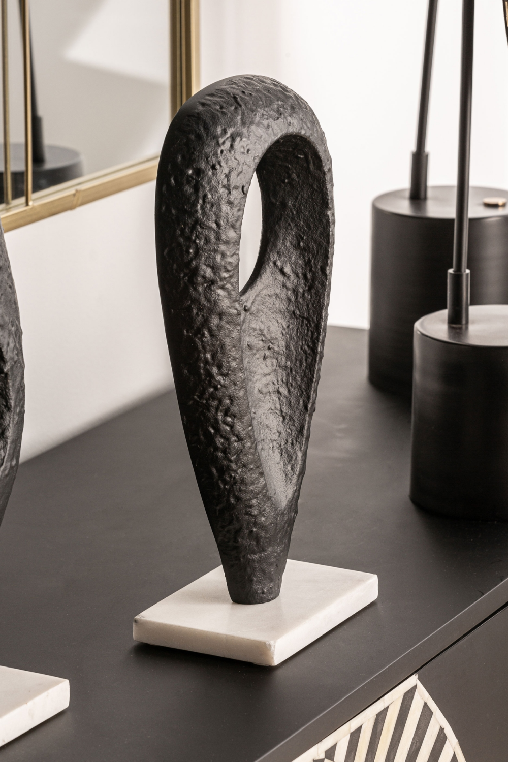 Black Holed Out Decor Figure (2) | Vical Home Messier | Oroa.com