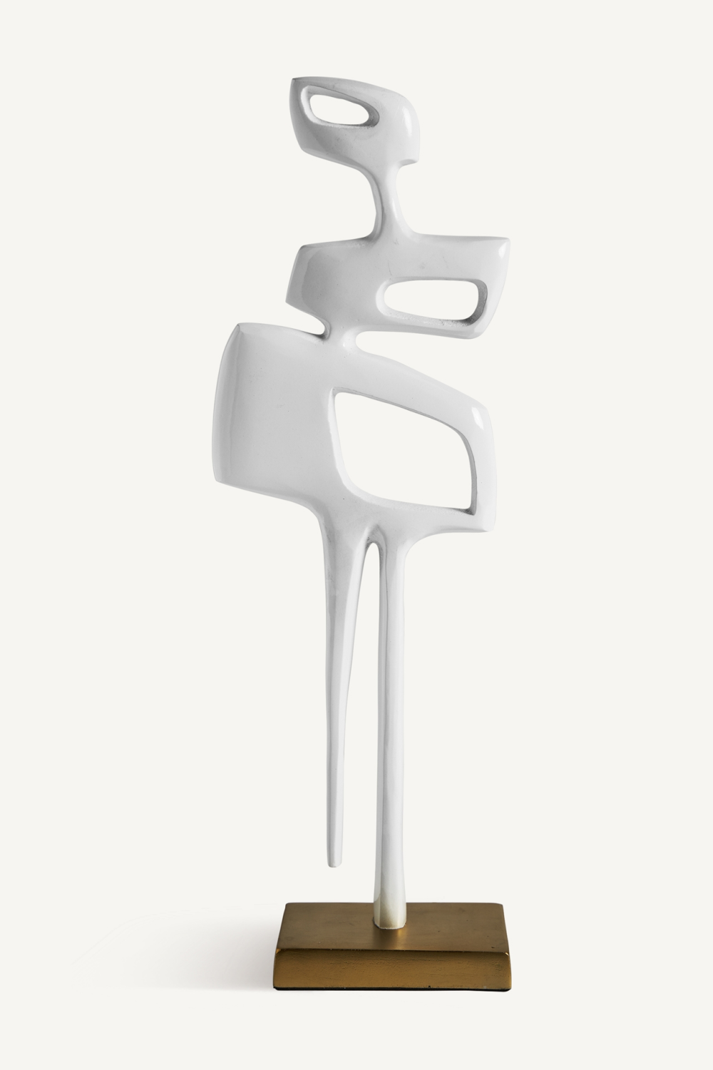 White Contemporary Decor Figure | Vical Home Hubble | Oroatrade.com