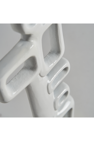 White Aluminum Decor Figure (2) | Vical Home Hubble | Oroa.com