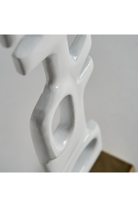 White Modern Abstract Decor (2) | Vical Home Hubble | Oroa.com