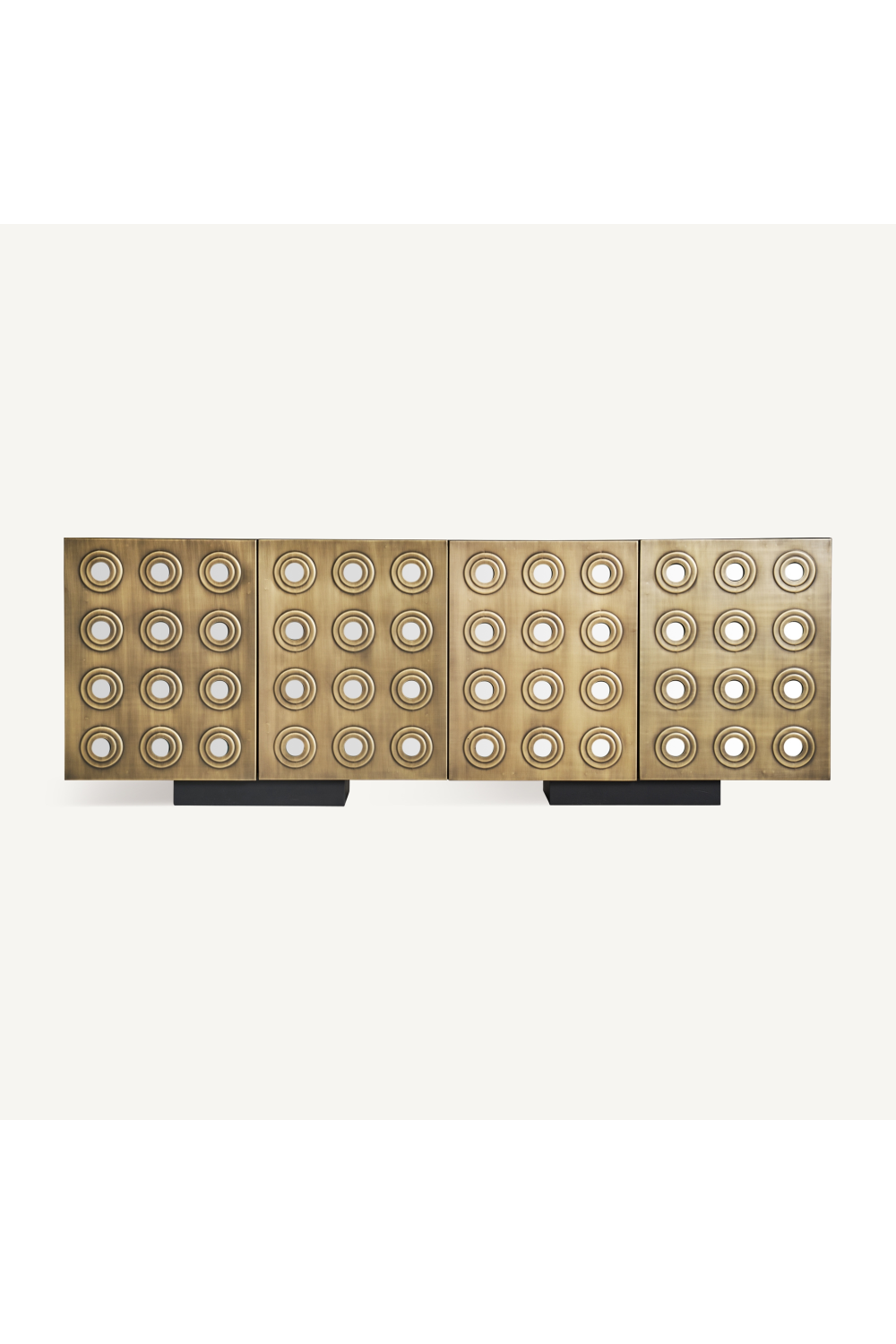 Gold Round Embellished Sideboard | Vical Home Jeding | Oroa.com