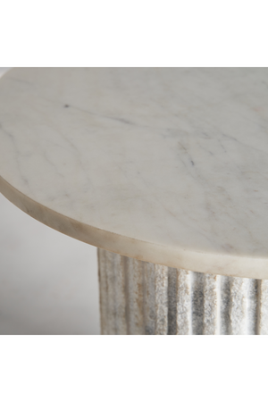 Ridged Pillar Base Side Table | Vical Home Esches | Oroa.com