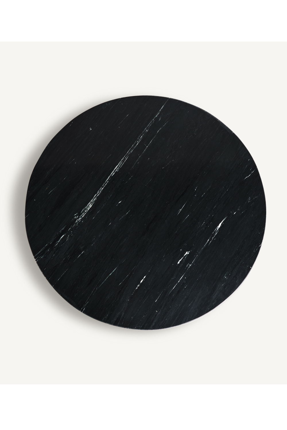 Round Black Marble Coffee Table | Vical Home Zerbst | Oroa.com