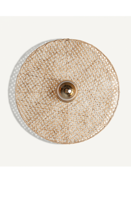 Rattan Round Wall Lamp | Vical Home Macey | Oroa.com