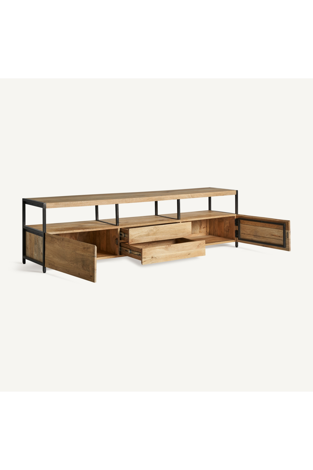 Wooden 2-Door Media Unit | Vical Home Celle | Oroa.com