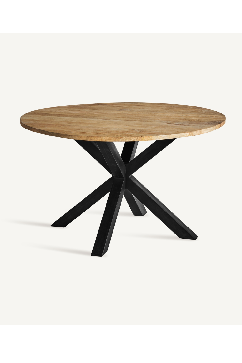 Mango Wood Round Dining Table | Vical Home Viborg | Oroa.com