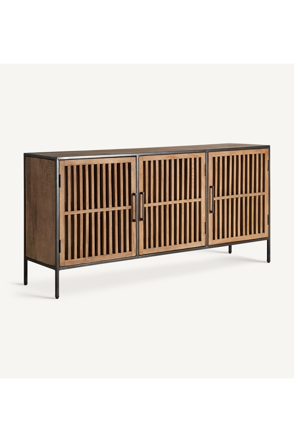 Mango Wood Slatted Sideboard | Vical Home Gaffney | Oroa.com