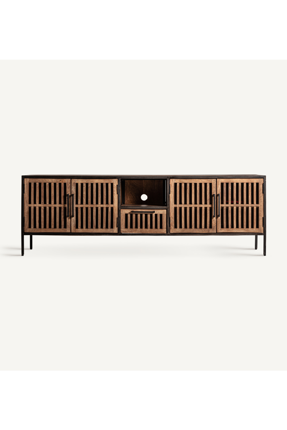 4-Door Mango Wood Media Unit | Vical Home Gaffney | Oroa.com