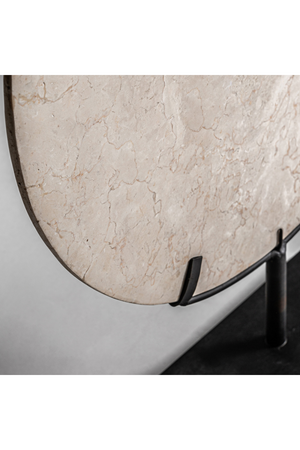 Cream Marble Round Decorative Object | Vical Home | Oroa.com