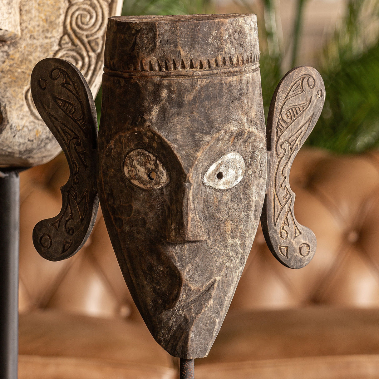   Modern European furniture - Ethnic Tropical Wood Decorative Figure - www.oroa.com | Oroa.com