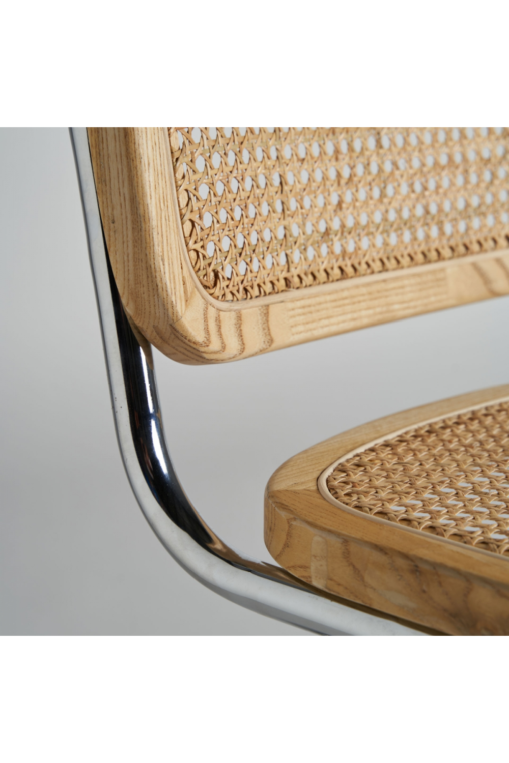 Rattan Cane Cantilevered Dining Chair | Vical Home Sins | Oroa.com