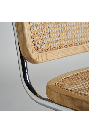 Rattan Cane Cantilevered Dining Chair  (2) | Vical Home Sins | Oroa.com