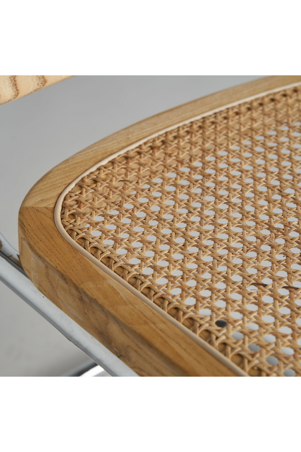 Rattan Cane Cantilevered Dining Chair | Vical Home Sins | Oroa.com