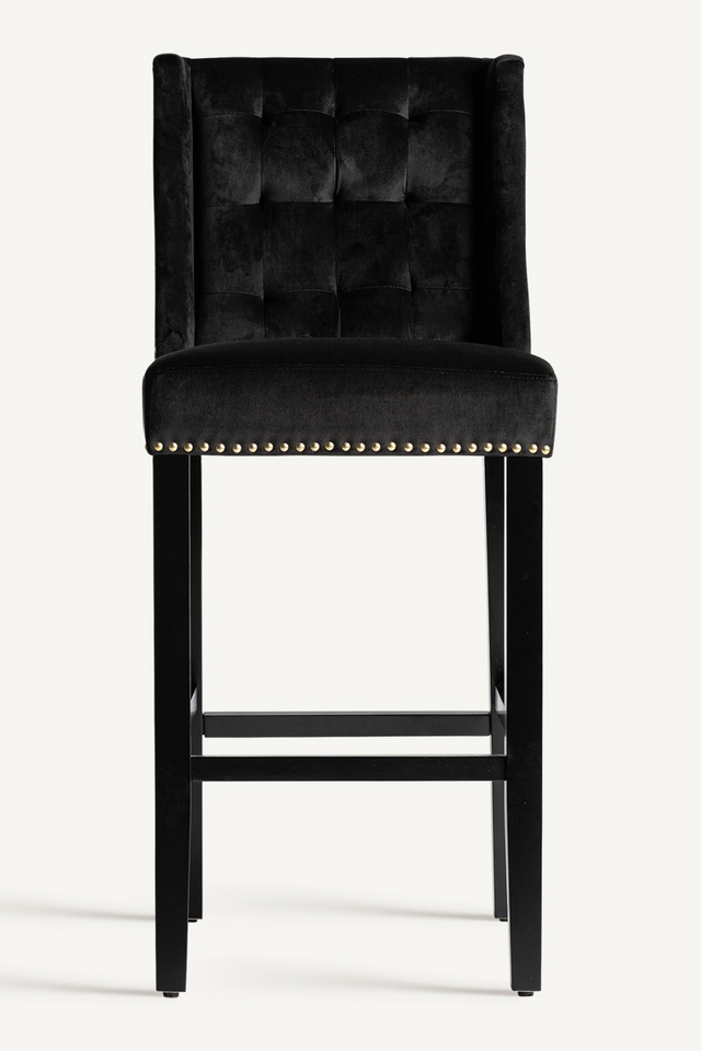 Black Velvet Barstools (2) | Vical Home Dachwig | Oroa.com