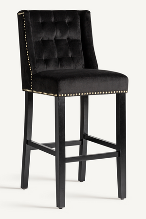 Black Velvet Barstools (2) | Vical Home Dachwig | Oroa.com