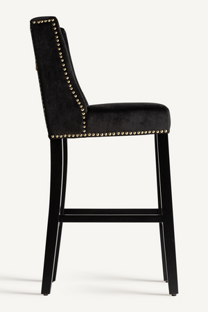 Black Velvet Barstools (2) | Vical Home Dachwig | Oroa.com