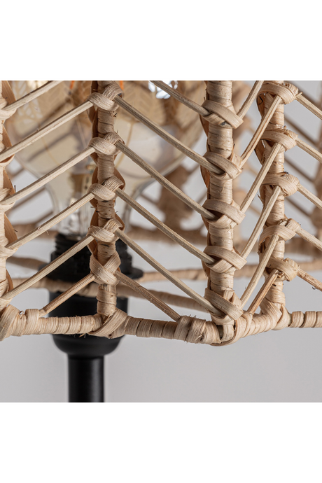 Rattan Nordic Floor Lamp | Vical Home Plisse | Oroa.com