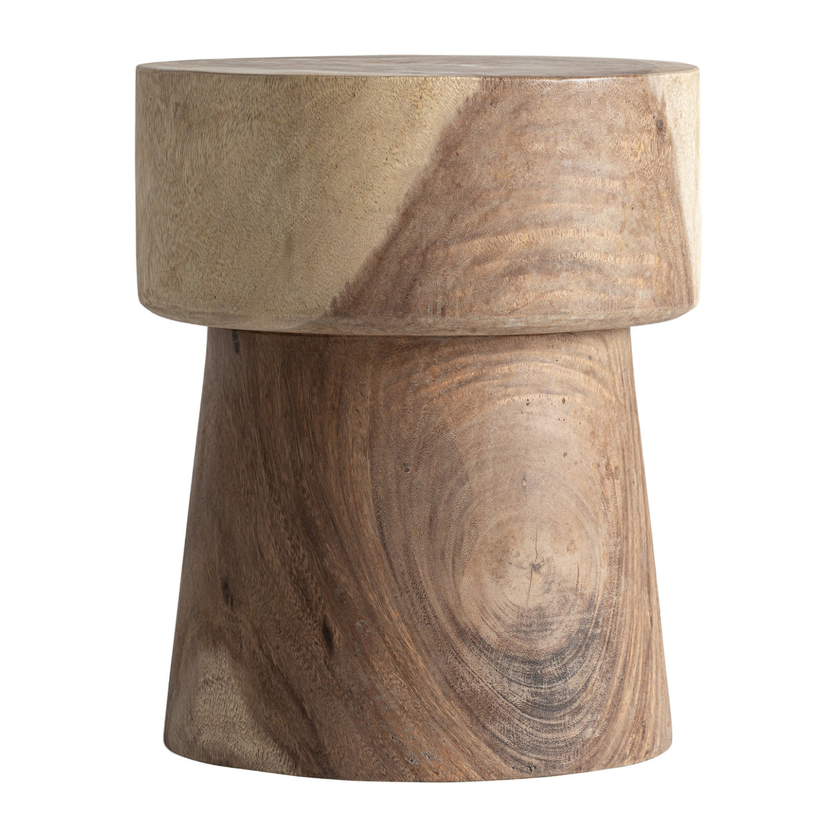   Modern European furniture - Brown Suar Wood Side Table - www.oroa.com | Oroa.com