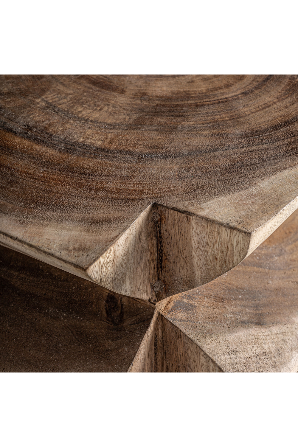 Carved Suar Wood Side Table | Vical Home Sakalli | Oroa.com